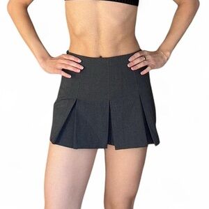 Women's Grey Pleated Zara Skirt